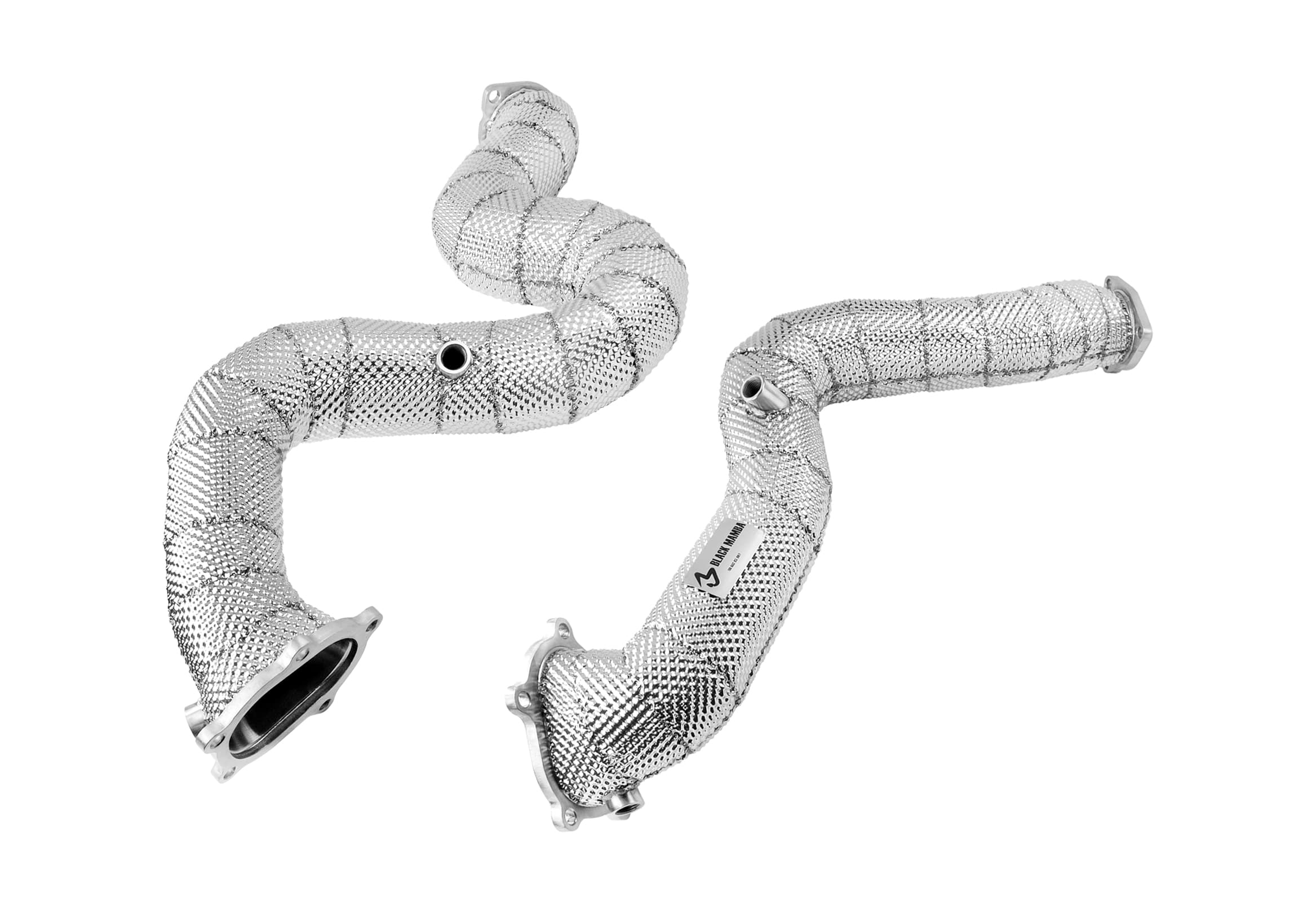 Audi C7 RS6 - RS7 Decat Downpipes With Heat Shield