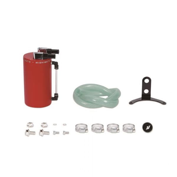 ALUMINIUM OIL CATCH CAN - LARGE - RED